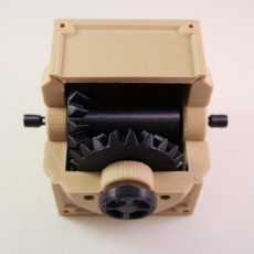 Picture of print of Industrial Bevel Gearbox / Gear Reducer (Cutaway version)