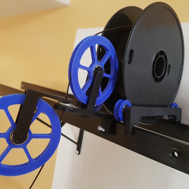 3D Printable Pulley design by Poorvesh Mistry