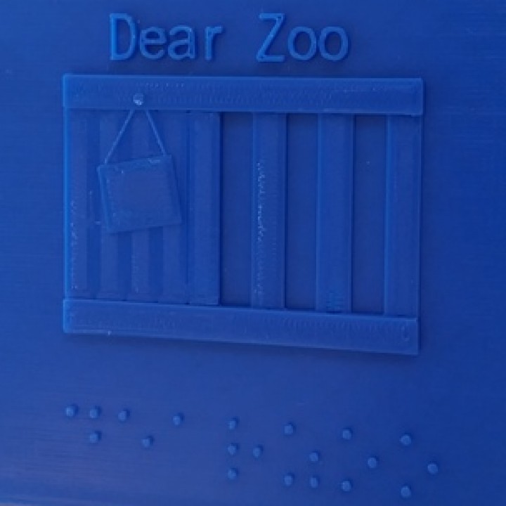 Norton Middle School DEAR ZOO Tactile Picture Book image