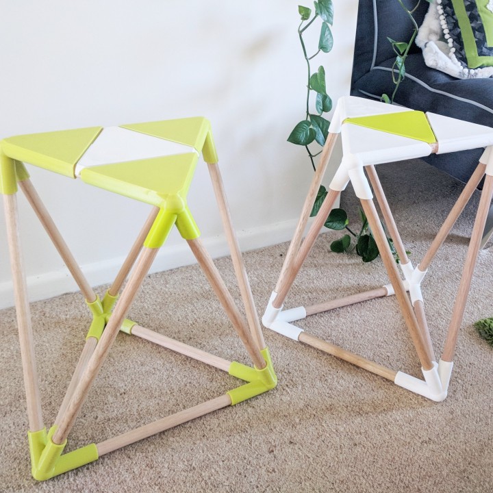 Stool - 3D Printable Life Size Furniture image