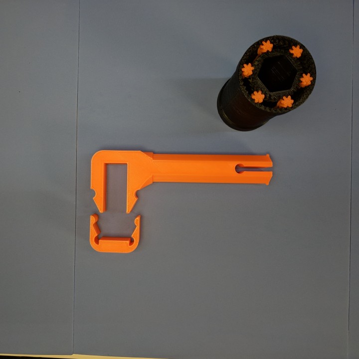 3D Printed Gear Bearing Spool holder image