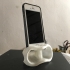 iPhone 6 or 7 Passive speaker amplifier and charging dock print image