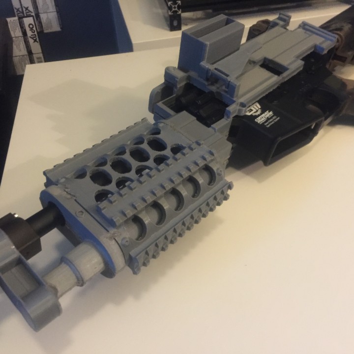 3D Printable Stoner 96 Airsoft m4 Conversion Kit by Zach Gregory