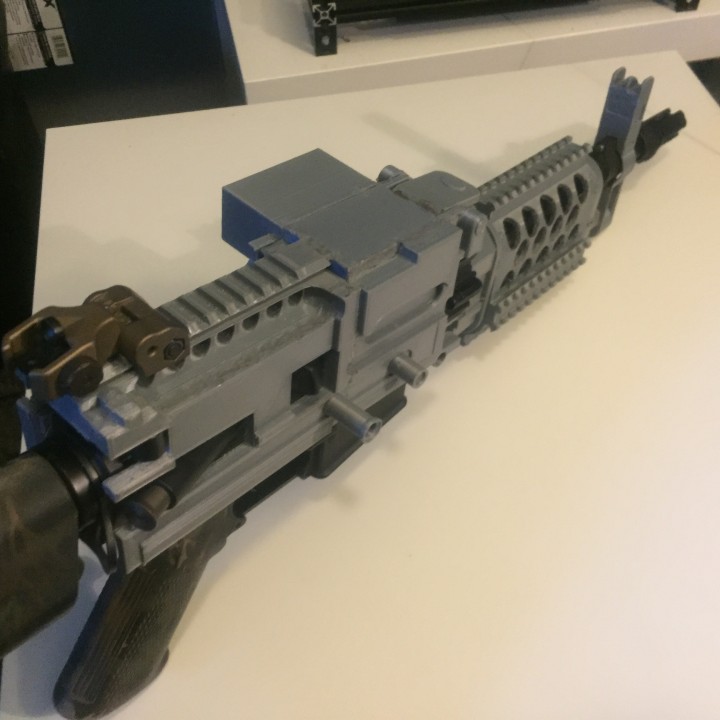 3D Printable Stoner 96 Airsoft m4 Conversion Kit by Zach Gregory