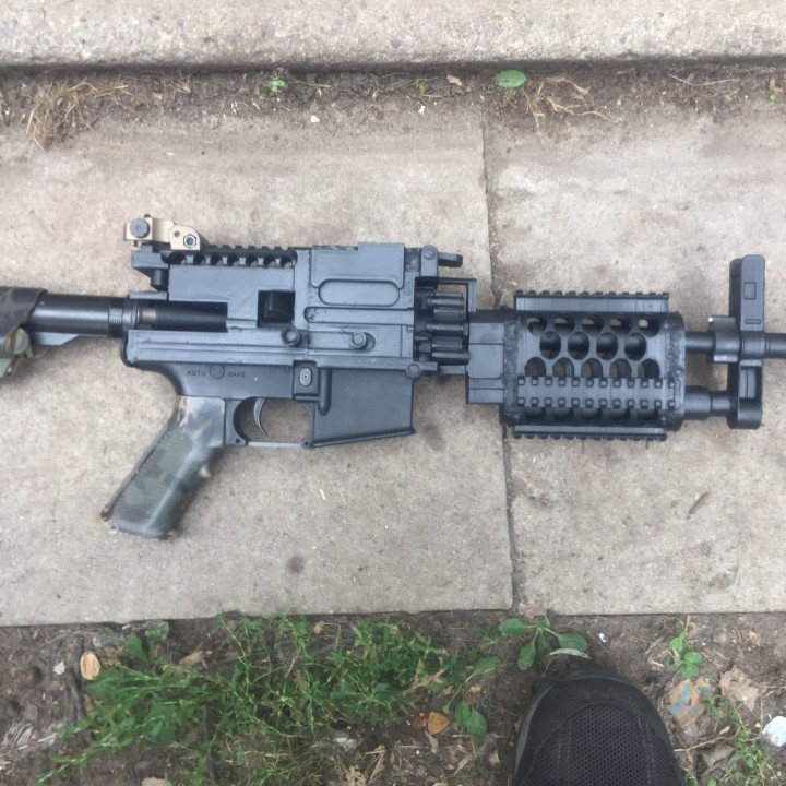 3D Printable Stoner 96 Airsoft m4 Conversion Kit by Zach Gregory