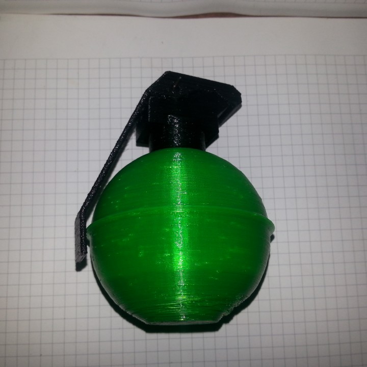 3D Printable Dummy Airsoft BB container M67 Grenade by