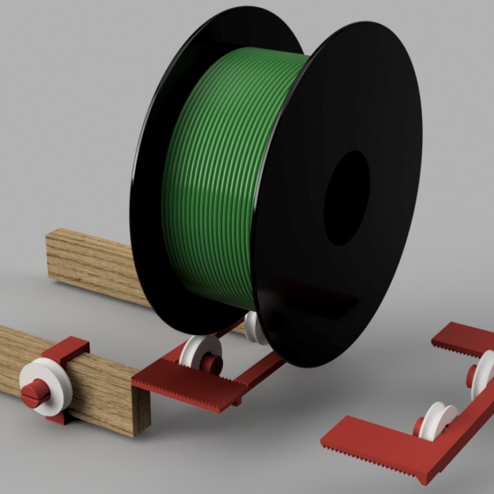 3D Printing Nerd Challenge - Spool Wall Hanger image