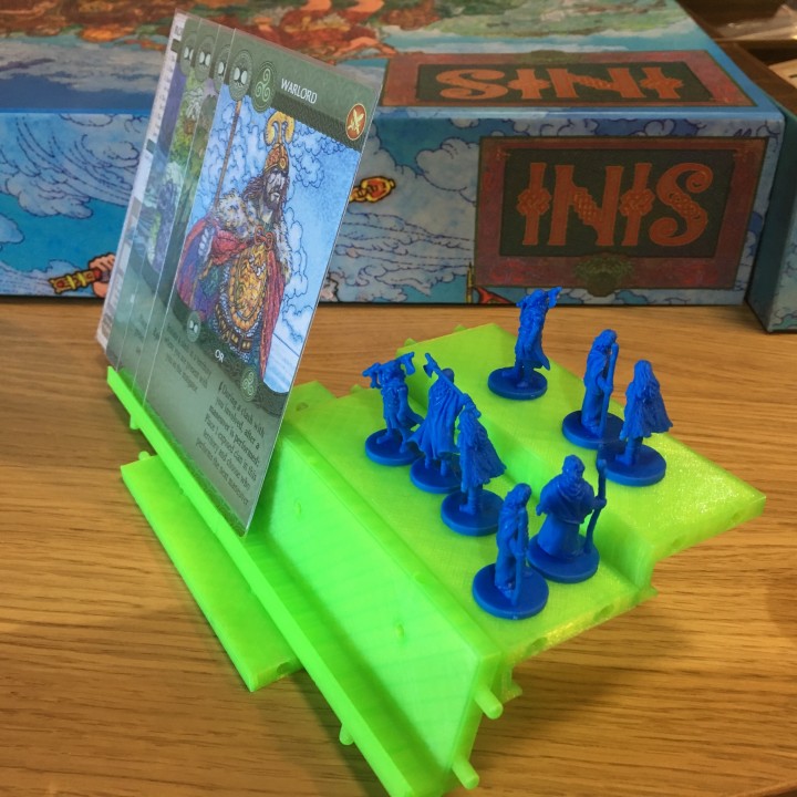 3D Printable Modular Board Game Card/Piece Stand ver 1.0 by Marc Anthony