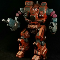 Picture of print of MWO Hellbringer