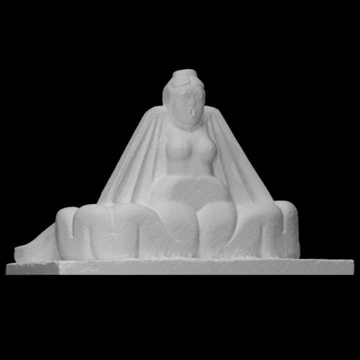 Sculpture of a  woman (the goddess Nike (Victoria)) image