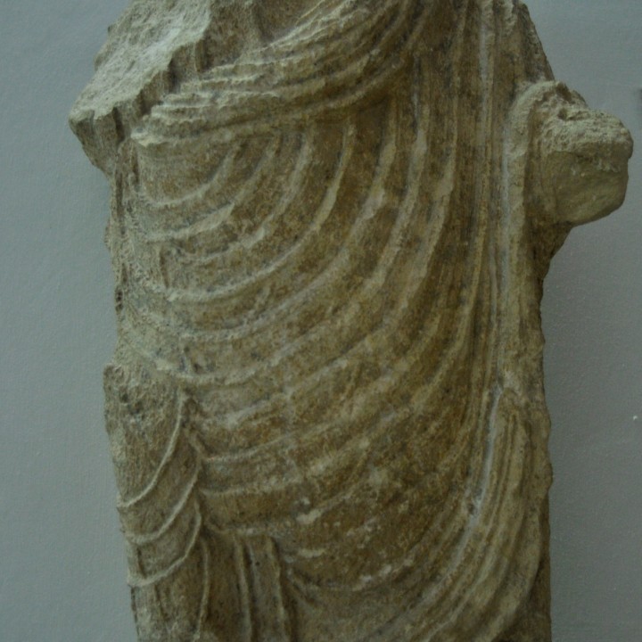Torso of a male statue image