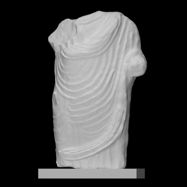 Torso of a male statue image