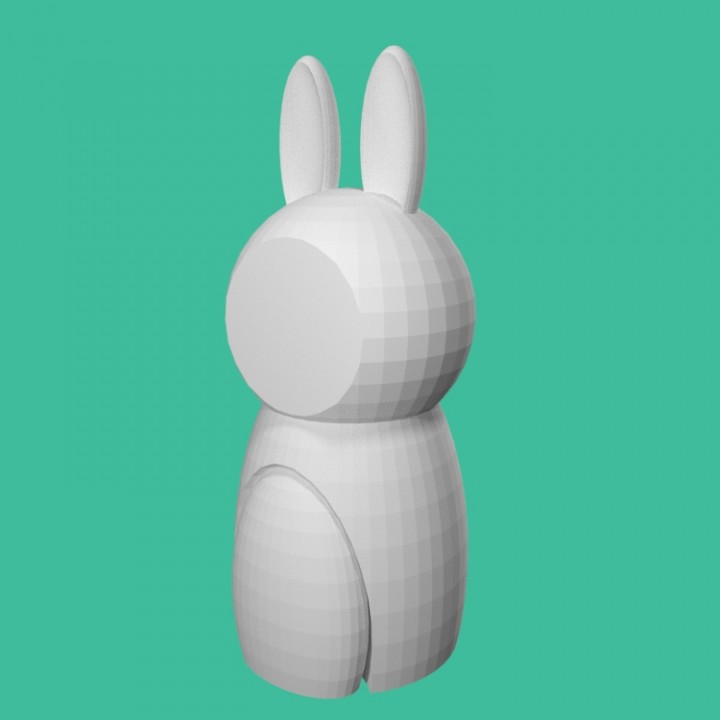 Buddy Bunny Example - Main Character from Buddyland (The Little Designer book from Dream Factory) image