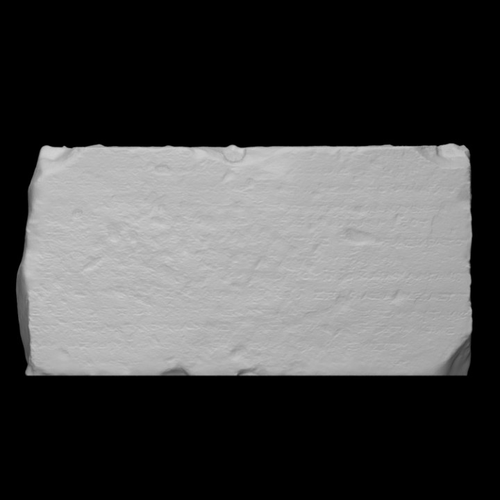 Stone fragment with inscription image