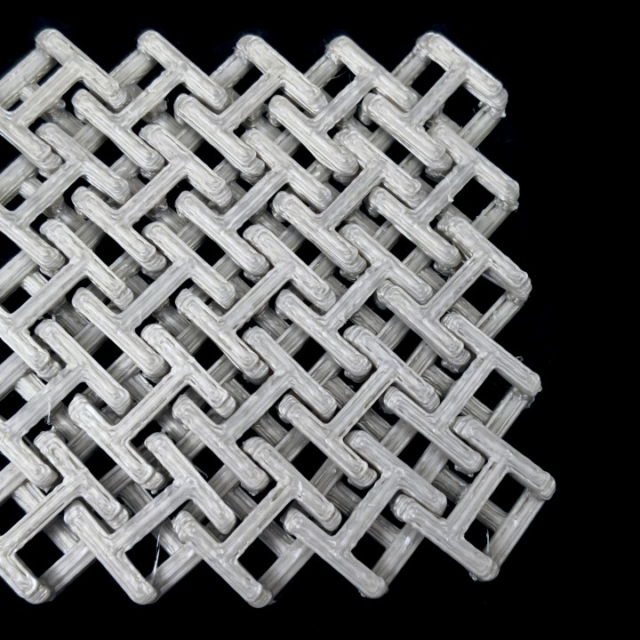 3D Print of Chainmail - 3D Printable Fabric by edditive