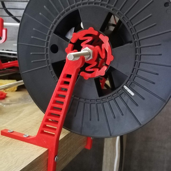 Spool holder Anet A8 for Ikea Lack Table image