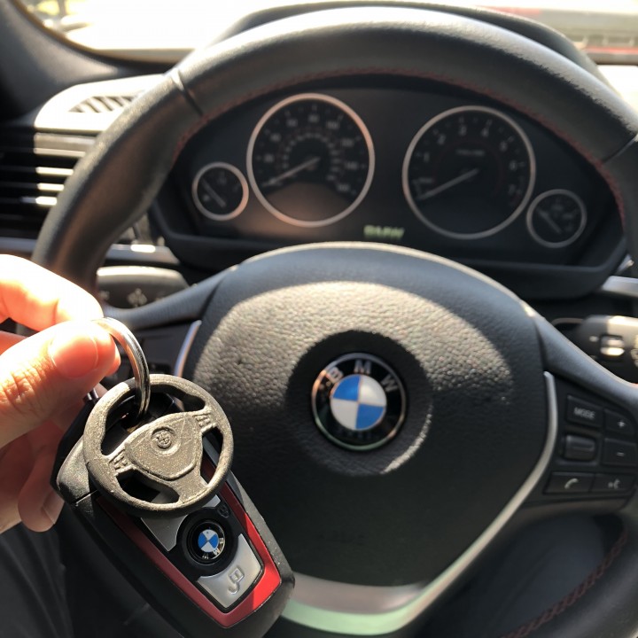 BMW Steering Wheel Keychain image