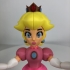 Princess Peach from Mario Games - multi-color print image