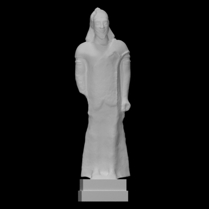 Statue of male votary image