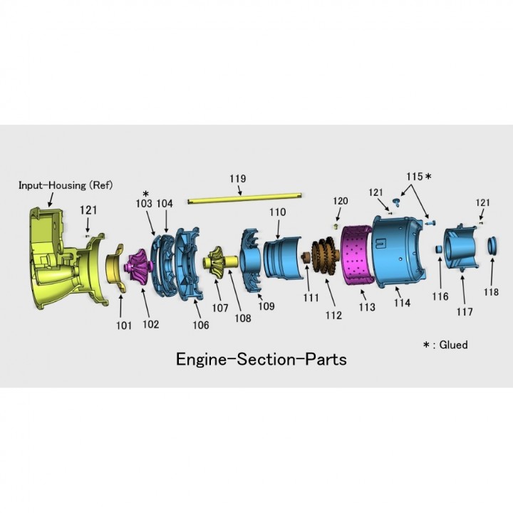 Turboprop Engine, for Business Aircraft, Cutaway image