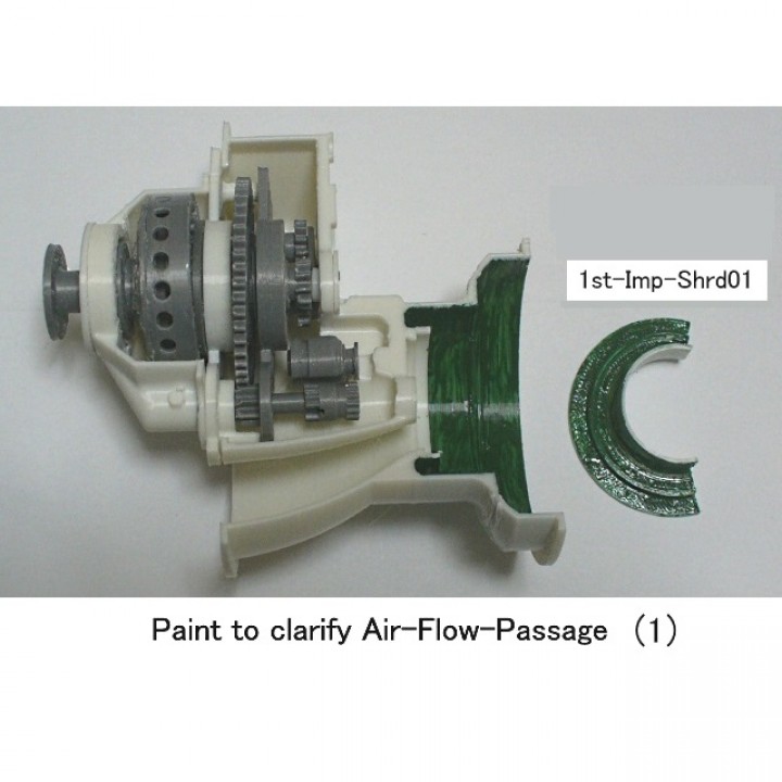 Turboprop Engine, for Business Aircraft, Cutaway image