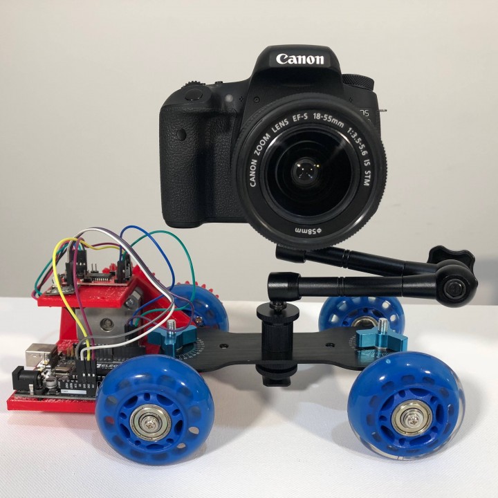 DIY Motorized and Remote Controlled UNO DSL Dolly image