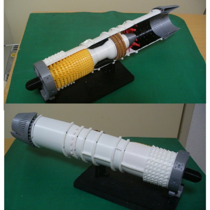 Jet Engine, Single-Spool with AfterBurner image