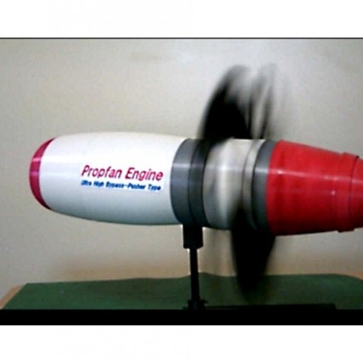 Propfan Engine, Pusher Type image