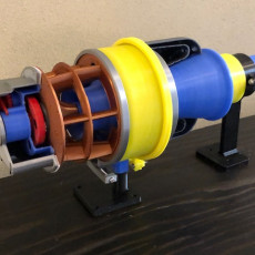 Picture of print of Turboshaft Engine, with Radial Compressor and Turbine This print has been uploaded by Hector Burak