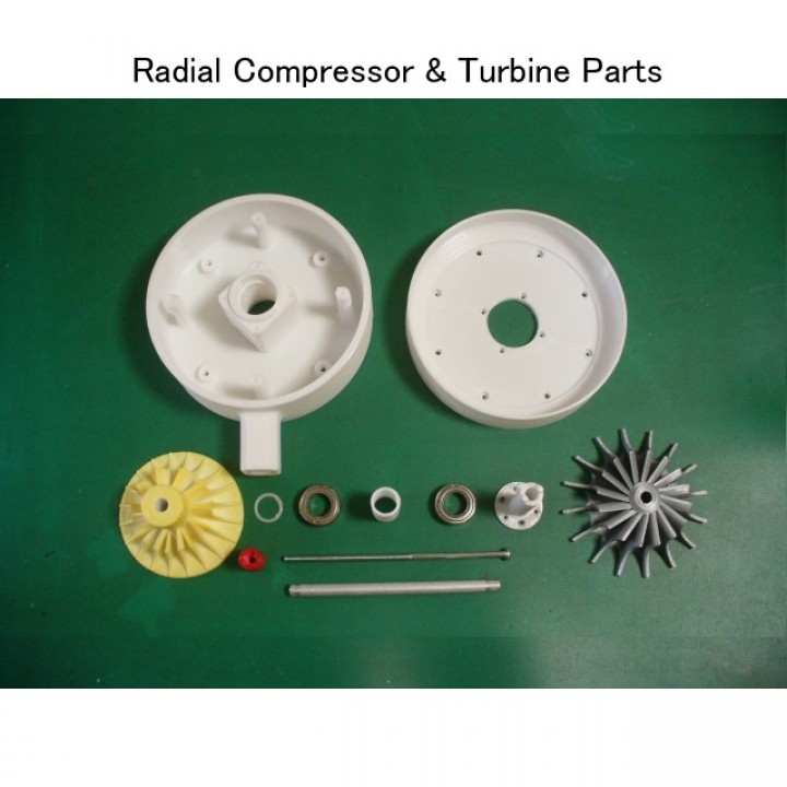 Turboshaft Engine, with Radial Compressor and Turbine image