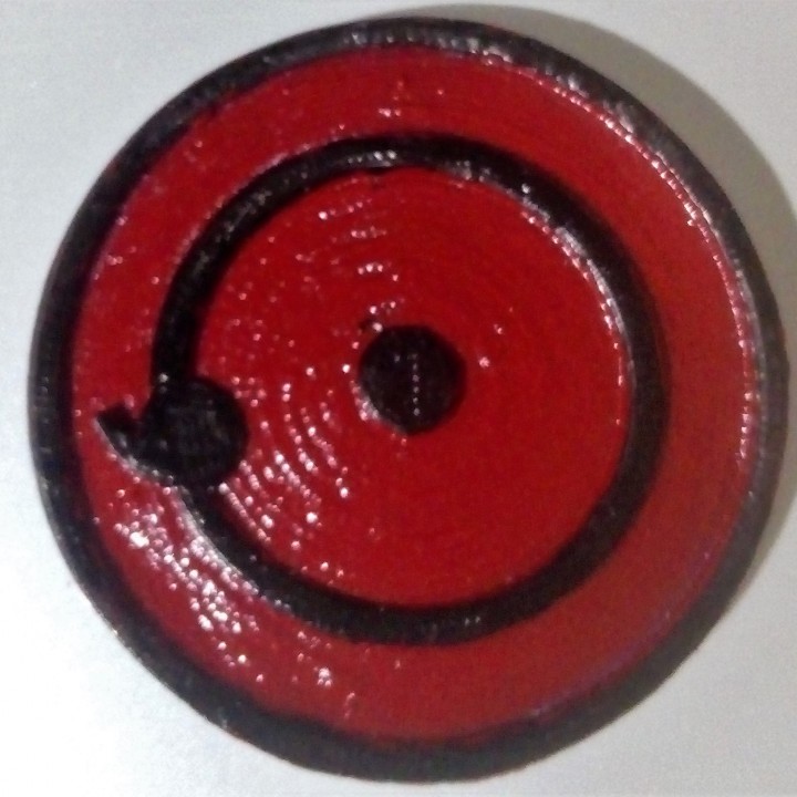 First Stage of the sharingan for Keychain or Pendant image