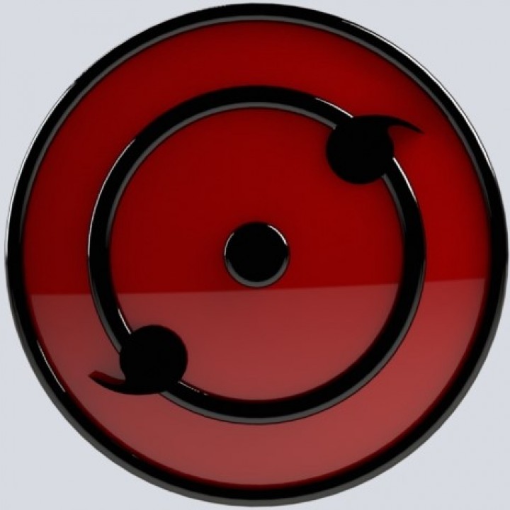 Second Stage of the sharingan for Keychain or Pendant image