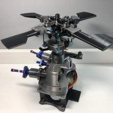 Picture of print of Main-Rotor-Head, for Helicopter, Fully Articulated Type