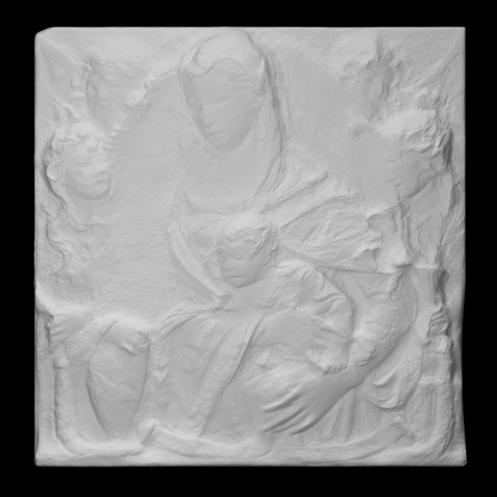 Madonna and the Child with Angels image