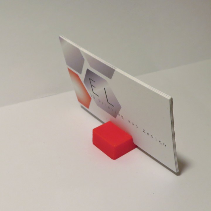 3D Printable Card holder by EL3D - 720X720 Img 7935.JPG