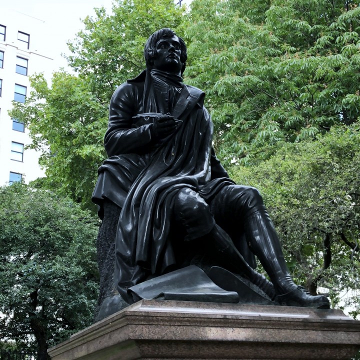 Statue of Robert (Rabbie) Burns image