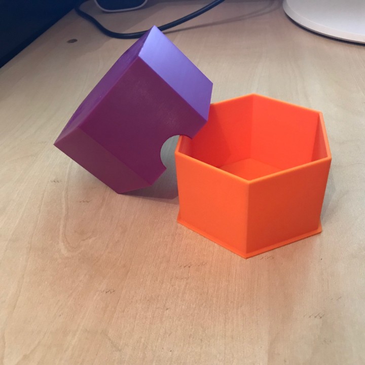 simple small storage box with lid image