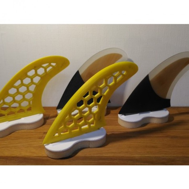 Twin Surf Fins honeycomb (FCS) image