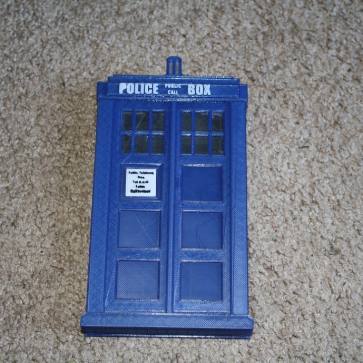 Doctor Who TARDIS Enclosure For Sabrent Hard Drive Enclosure image