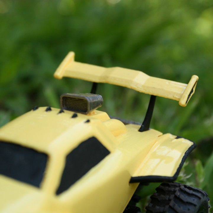 3D Printable Rocket League Octane RC Car 1/32 by Jason Suter