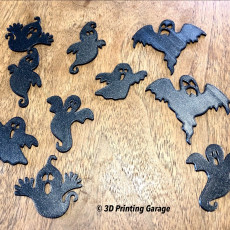 Picture of print of Halloween Ghost Silhouettes