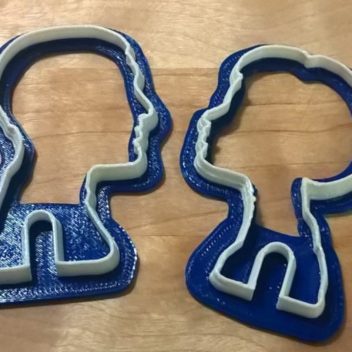 Man&Woman cookie cutter image