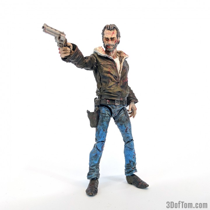 3D Printable Rick Grimes Action Figure by Tom Davis