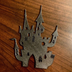 Picture of print of Halloween Castle Silhouette