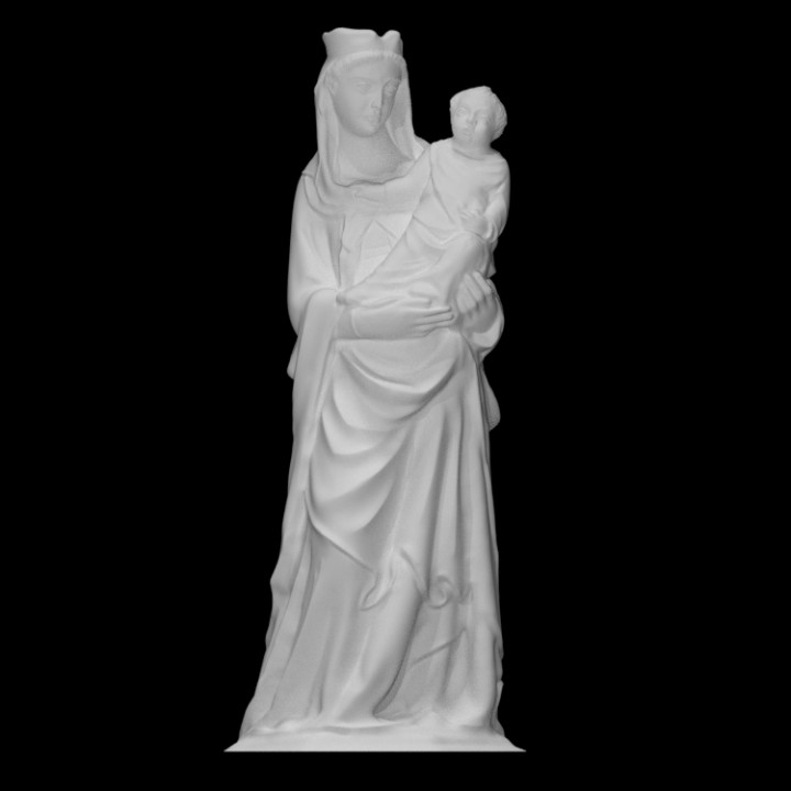 Virgin and Child (fragment) image