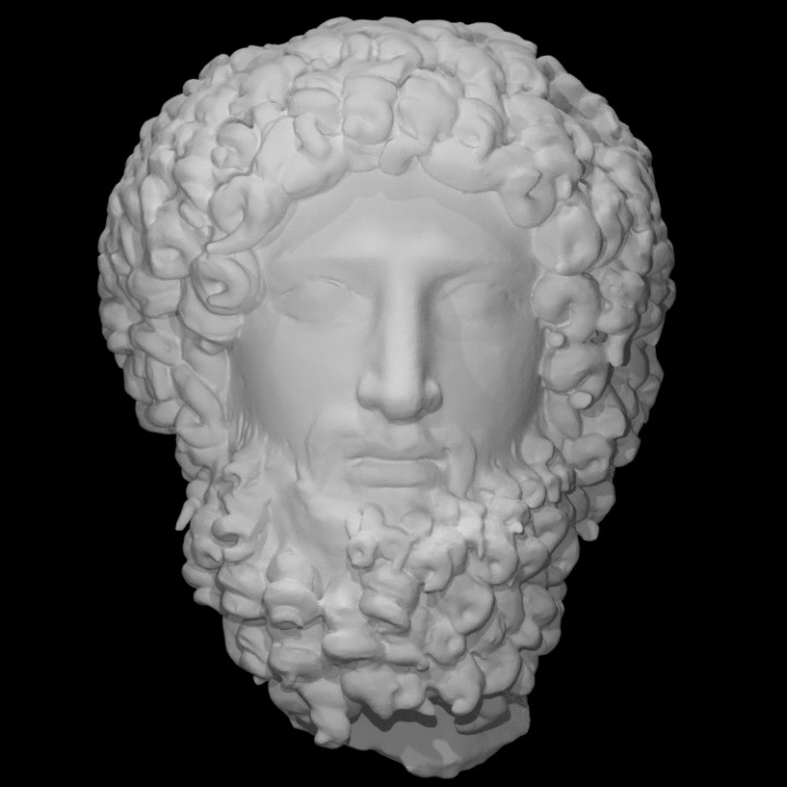 Head of the Greek God Hades image