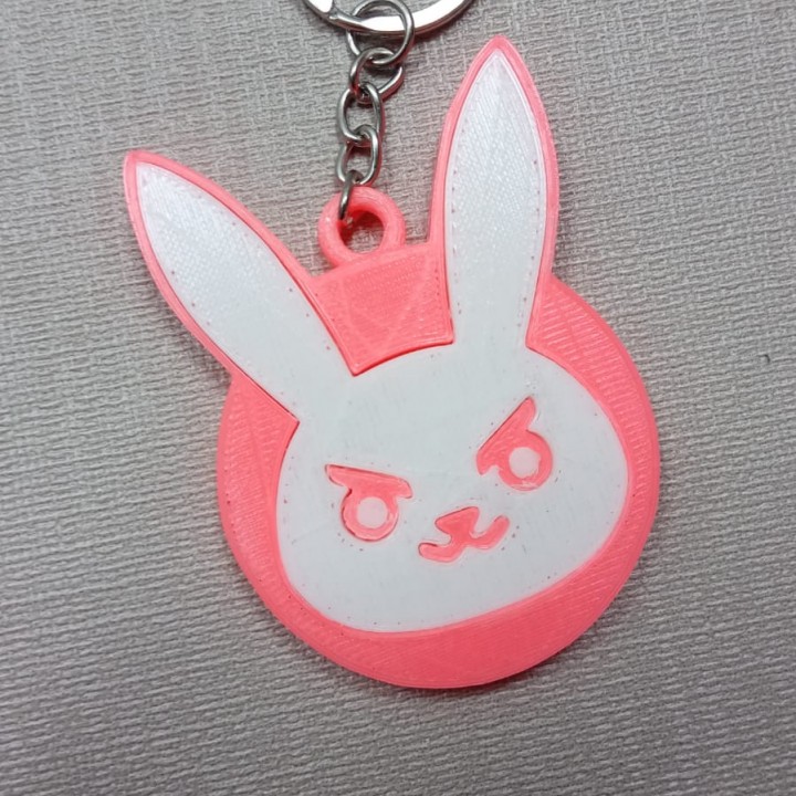D.VA OVERWATCH Keychain Bunny image
