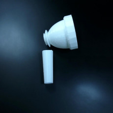 Picture of print of Trombone Mouthpiece 26.26 mm or 1.034 in, throat 21/64