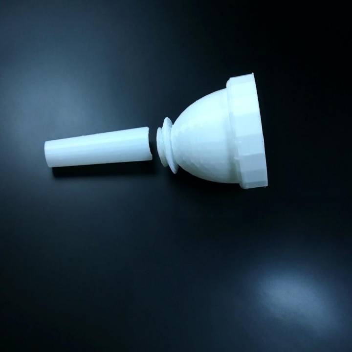 Trombone Mouthpiece 26.26 mm or 1.034 in, throat 21/64 image