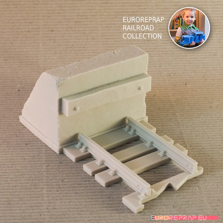 Buffer Stop track for Euroreprap Railroad System image